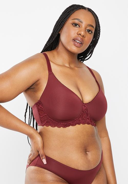 DORINA - Plus eternal non padded wired bra - red