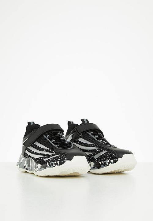 Pop Candy - Chunky sneaker with velcro strap - black/white