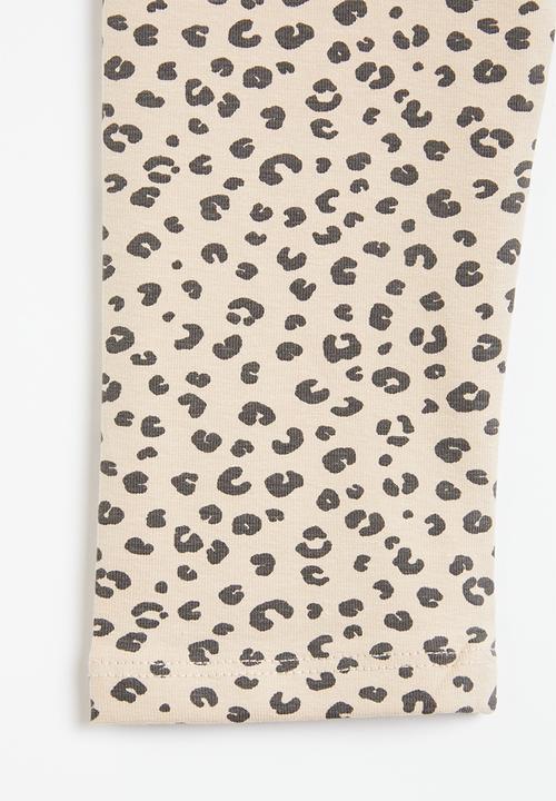 MANGO - Leggings elop - light brown