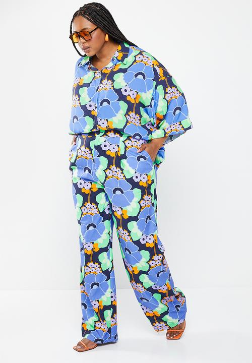Me&B - Plus tailored straight leg pants - multi