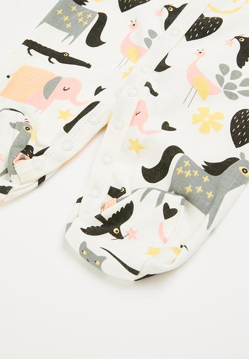 Pop Candy - Cute animal babygrow -  multi