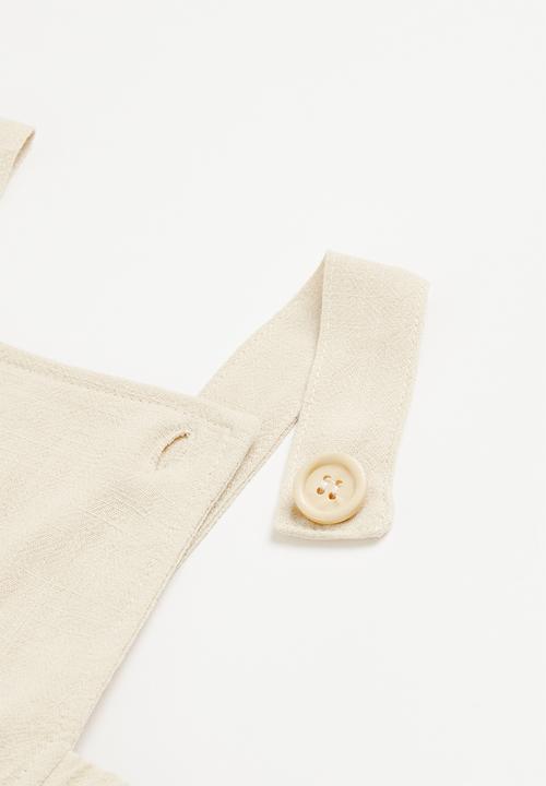 Pop Candy - Baby dungaree - beige