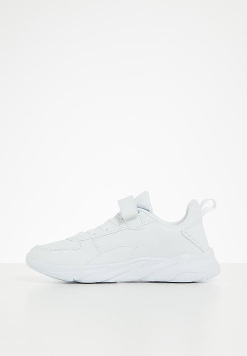 Pop Candy - Chunky sneaker with velcro strap - white