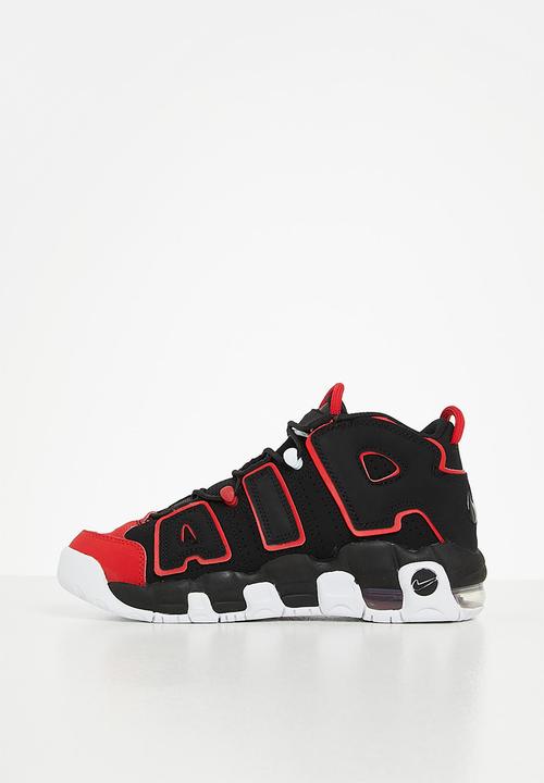 Nike - Nike air more uptempo - black/white-university red