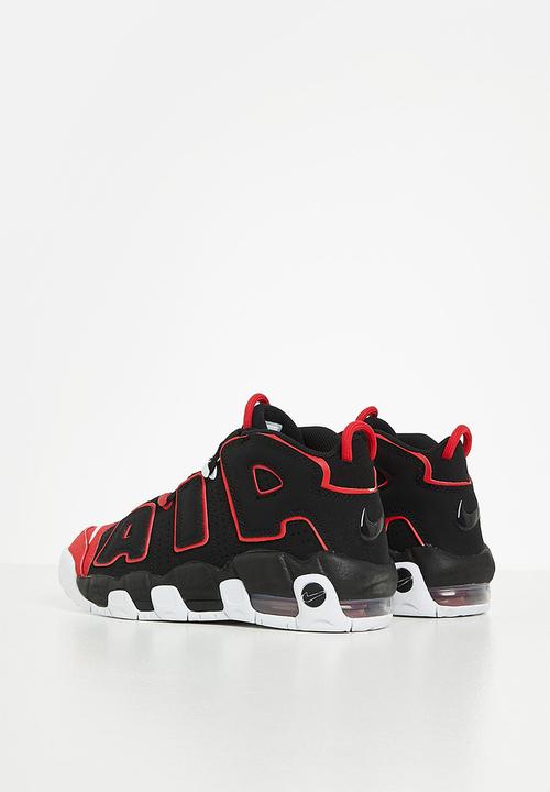 Nike - Nike air more uptempo - black/white-university red