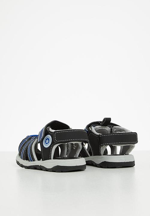 Tom Tom - Boys sandal - black/royal blue