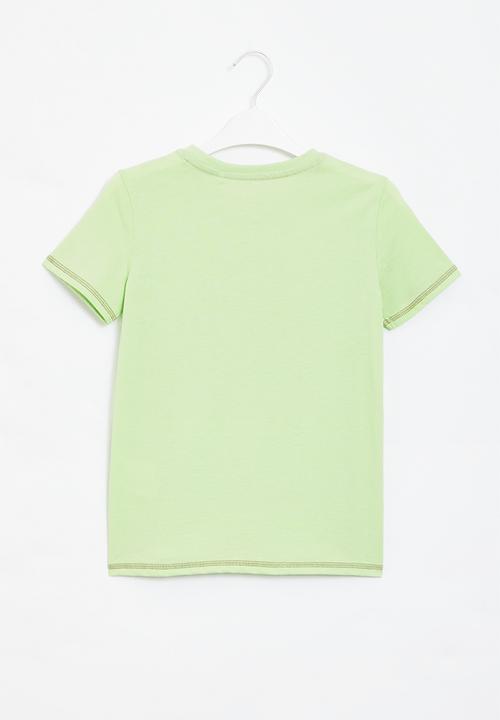 GUESS - Short sleeve logo tee - green