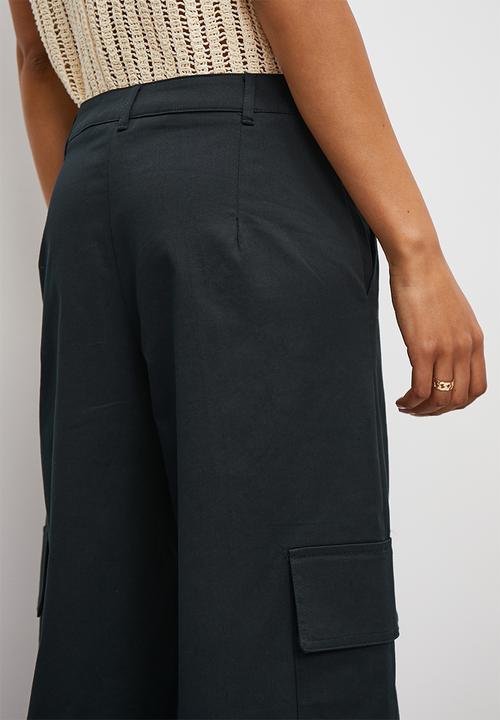Superbalist - Wide leg cargo - ink