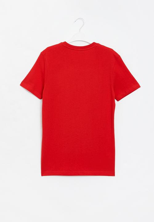 POLO - Boys classic short sleeve tee - red