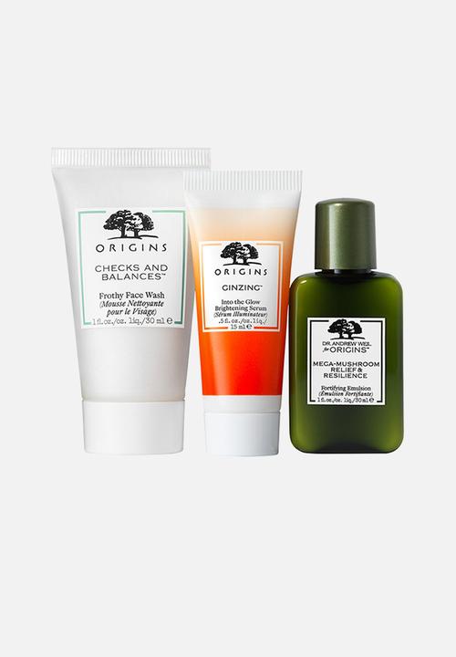 Origins - Tiny Trio - Cleanser, Serum & Moisturiser