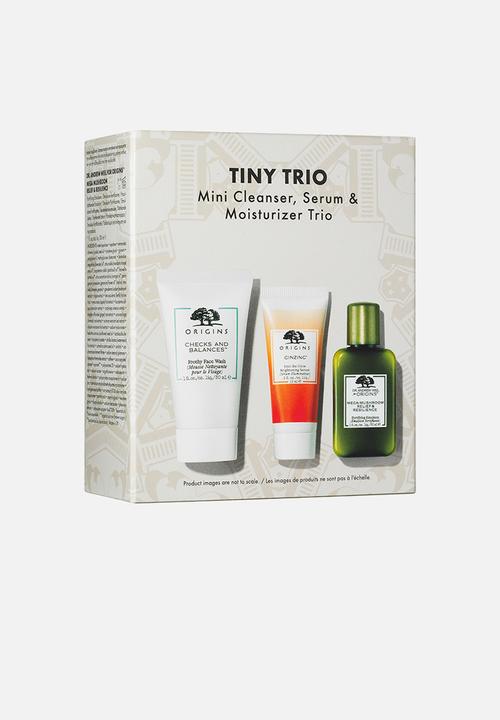 Origins - Tiny Trio - Cleanser, Serum & Moisturiser
