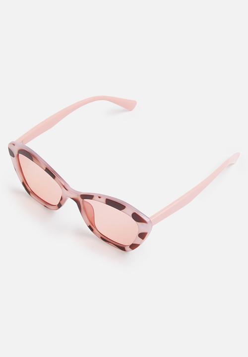 Superbalist - Kacy cateye glasses - brown & pink