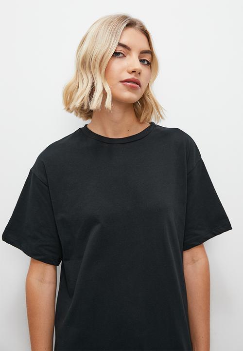 Superbalist - A-line t-shirt dress - black