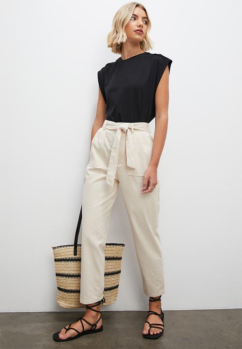 Superbalist - Crochet insert top - black