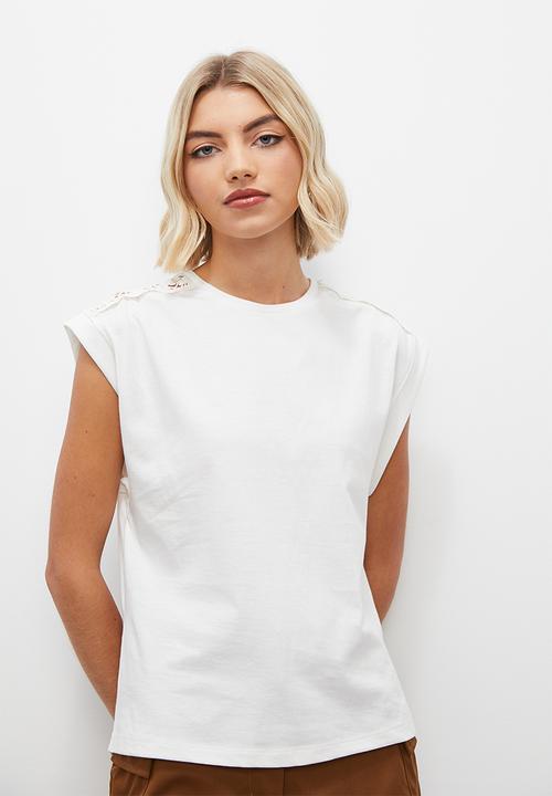 Superbalist - Crochet  insert top - ecru
