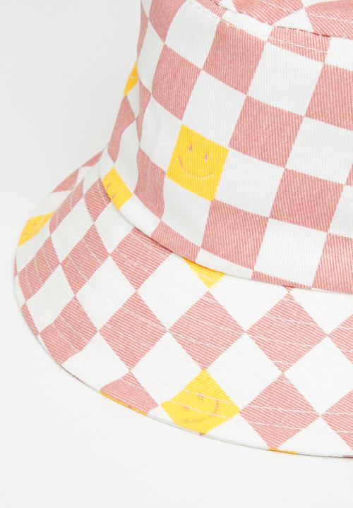 Pop Candy - Bucket hat - pink & white