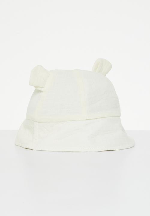 Pop Candy - Baby bear ear cap - cream