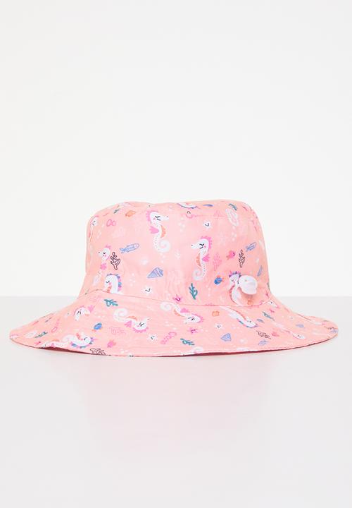 Pop Candy - Seahorse bucket hat - light pink