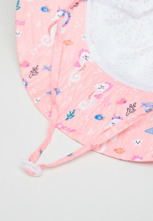 Pop Candy - Seahorse bucket hat - light pink