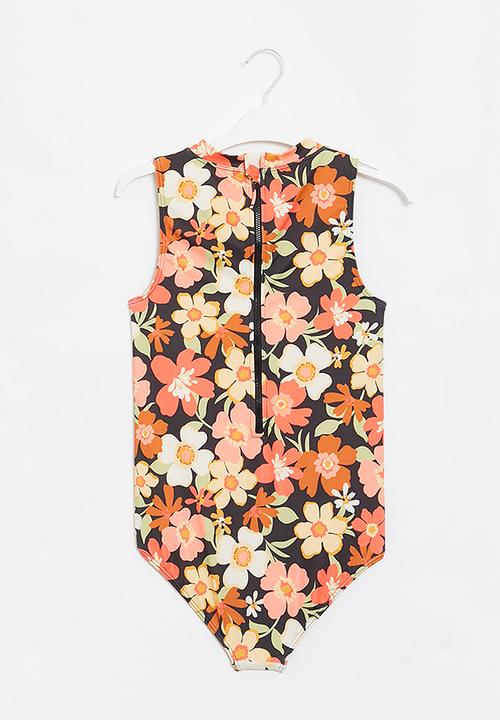 Billabong  - One piece wild flower dancer - black