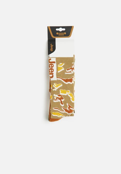 JEEP - 2 pack fun sock - camo