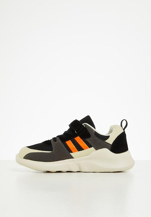 Rebel Republic - Boys sneaker - black & orange