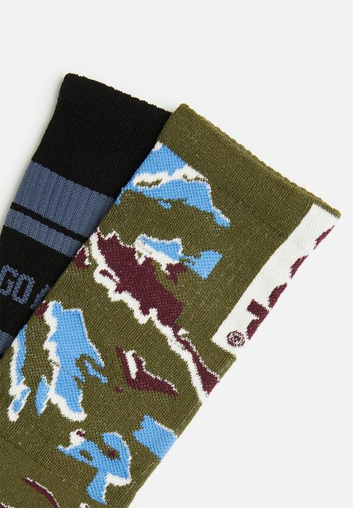 JEEP - 2 pack fun sock - multi