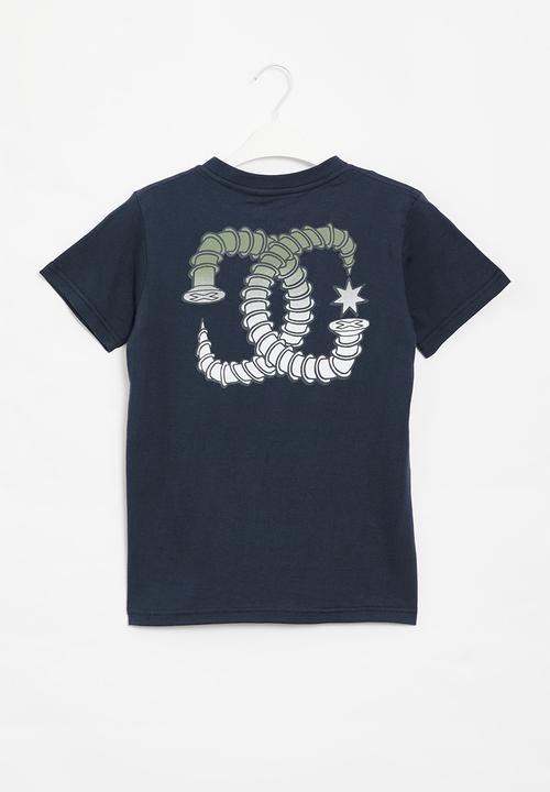 DC - Star screwed short sleeve boy - navy blazer