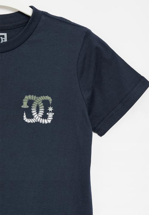 DC - Star screwed short sleeve boy - navy blazer