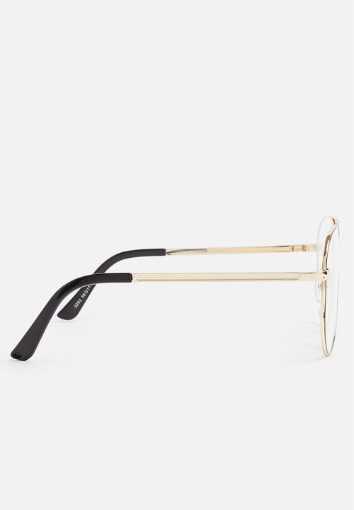 Superbalist - Aviator combo blu light and sunglasses - clear/black