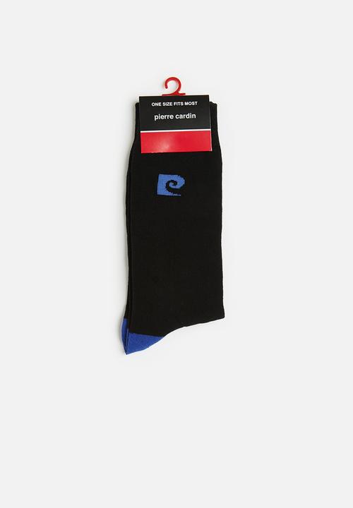 Pierre Cardin - Plain toe cap socks - black