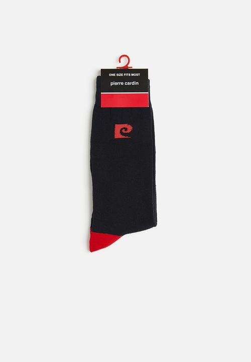 Pierre Cardin - Plain toe cap socks - navy