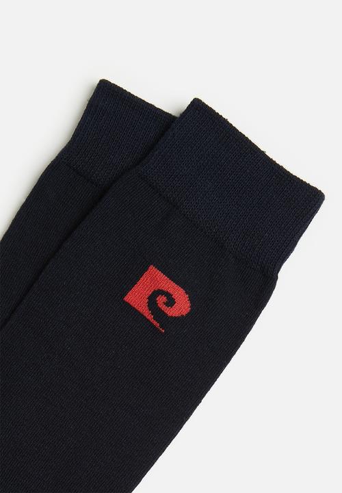 Pierre Cardin - Plain toe cap socks - navy