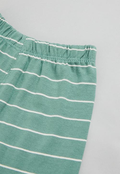 Pop Candy - Boys tank top & shorts set - green