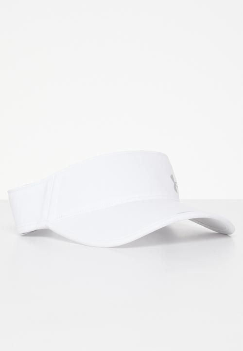 Under Armour - Isochill launch run visor - white & reflective