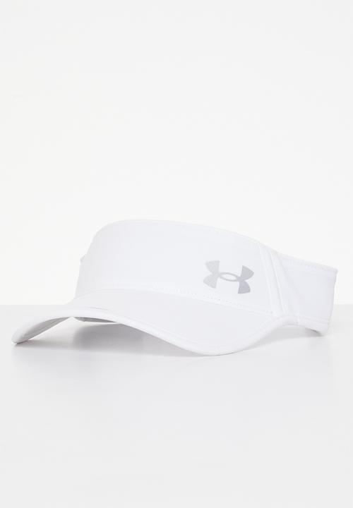 Under Armour - Isochill launch run visor - white & reflective