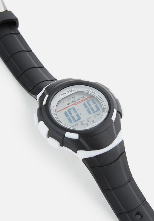 Cool Kids - Digital mid-size 30m watch - black