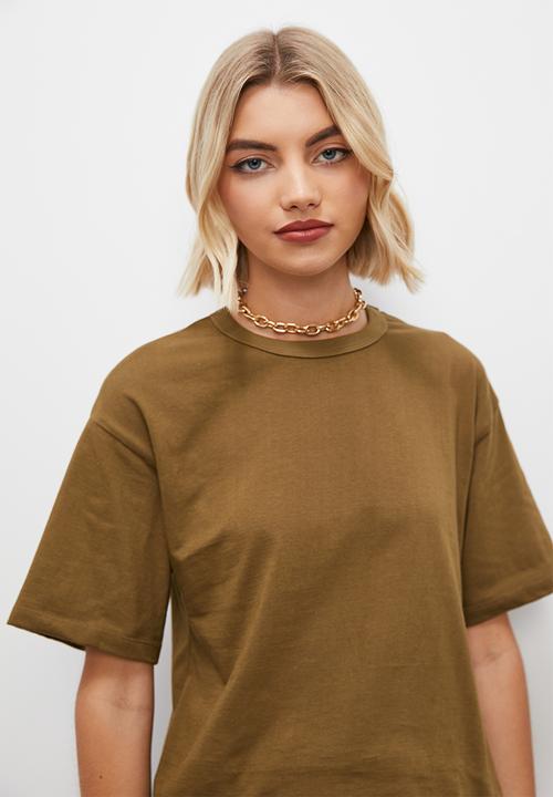 Superbalist - Boxy top - tobacco