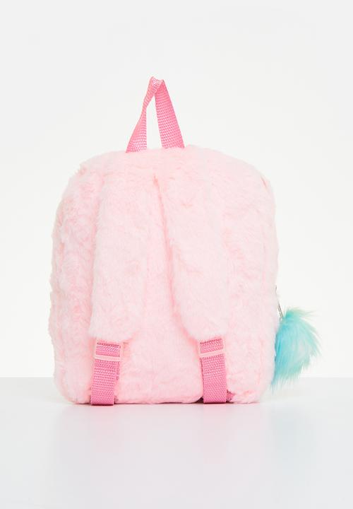 Pop Candy - Unicorn fluffy backpack - pink