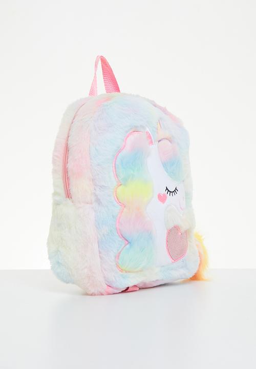 Pop Candy - Unicorn fluffy backpack - multi