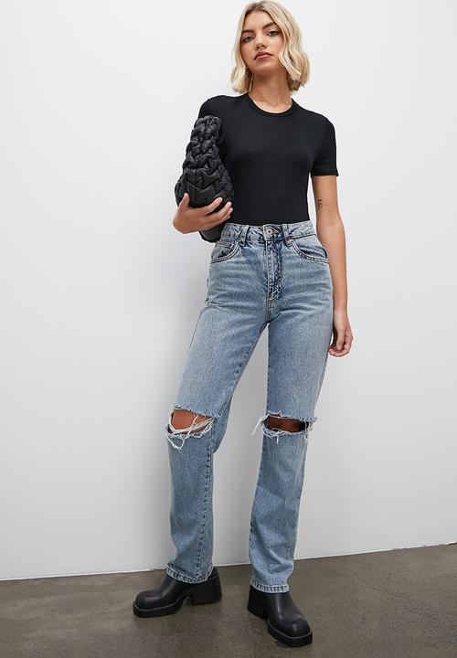 Superbalist - 2 Pack basic T-shirt bodysuit - black & white