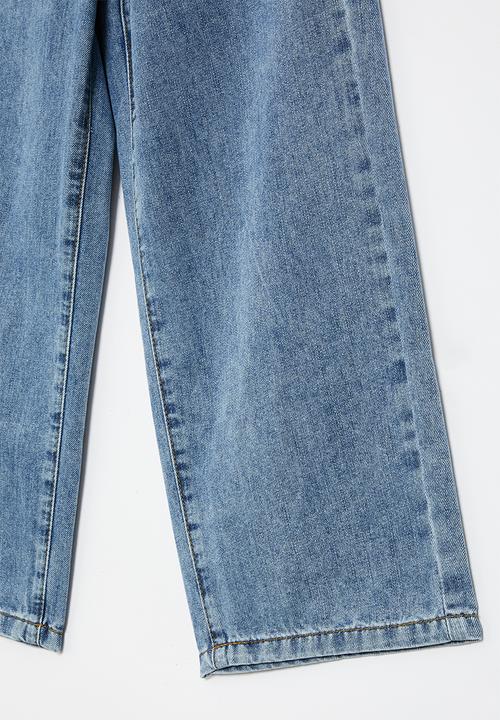 Rebel Republic - Girls baggy jeans - blue