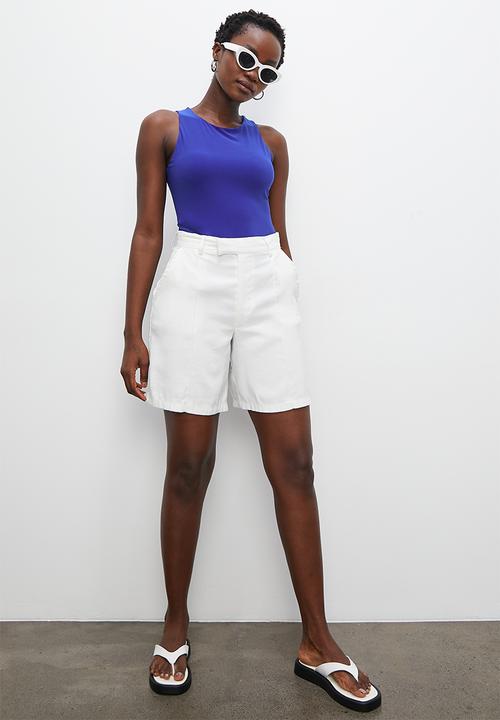 Superbalist - Single crew neck cutaway bodysuit - royal blue