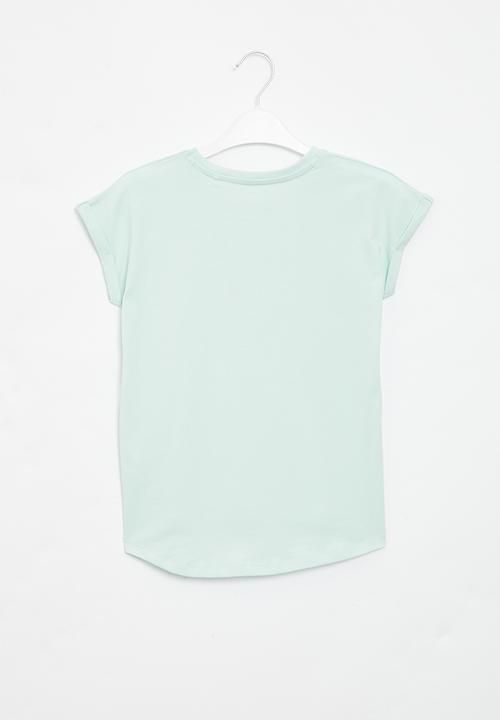 GUESS - Short sleeve guess tee - aloe palm