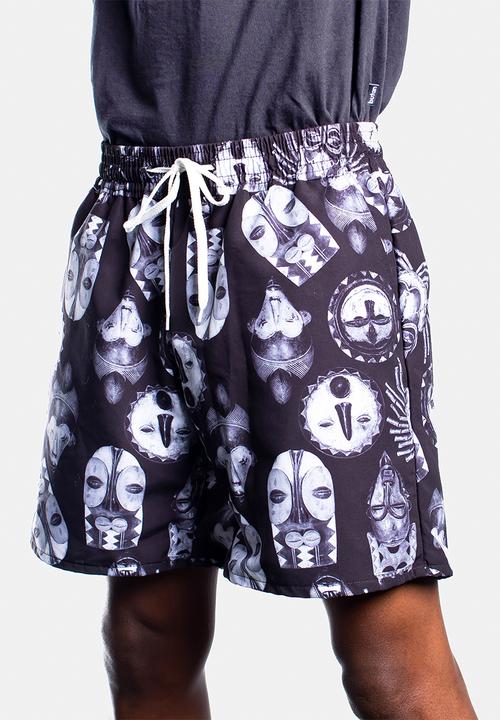 Butan - Aluta mask - rituals - beach shorts - black