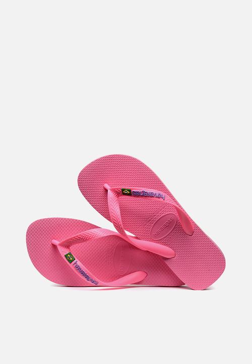 Havaianas - Brazil logo - crystal rose