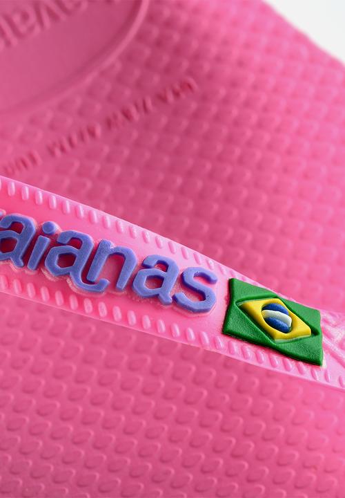 Havaianas - Brazil logo - crystal rose