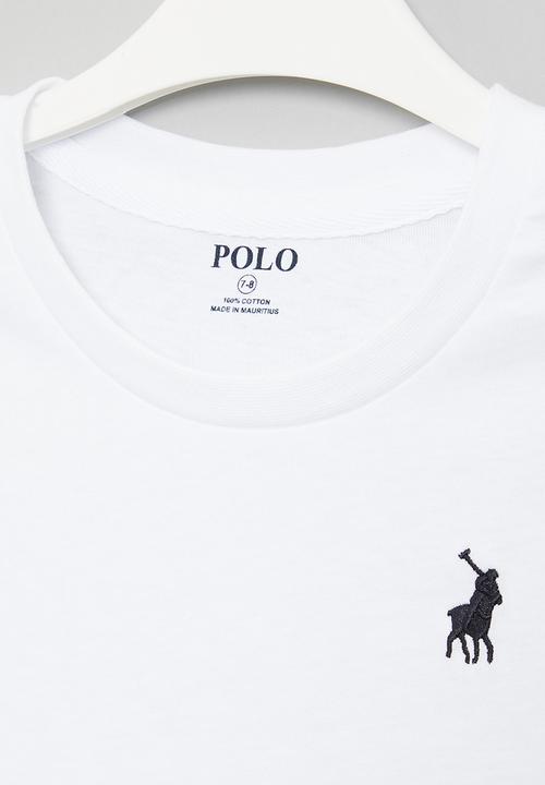POLO - Boys classic short sleeve tee - white