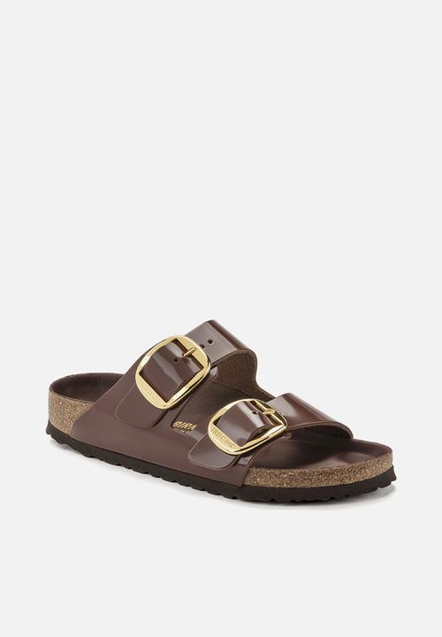 Birkenstock - Arizona bb high shine natural leather regular - chocolate