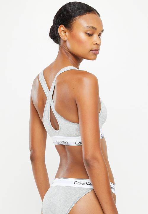 Calvin Klein - Bralette lift - grey heather